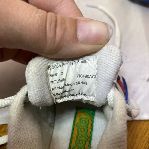 Crayola Binney & smith ROBBIE BABY color block vintage shoes - Picture 6 of 7